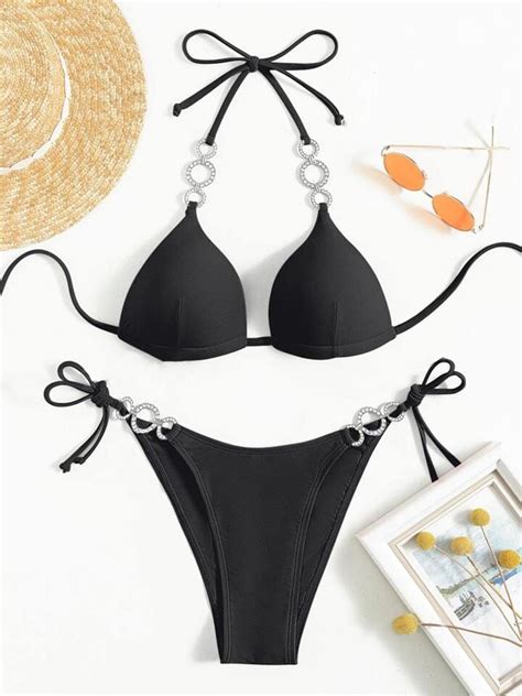 Buy Krenoz Rhinestone Ring Linked Lingerie Set Lingerie Set For Women Myntra