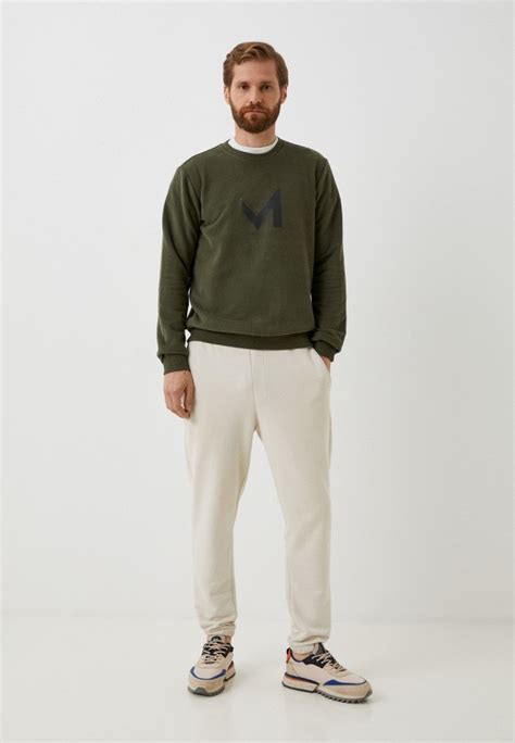 Свитшот Mexx, цвет: хаки, RTLACU487801 — купить в интернет-магазине Lamoda