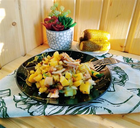 Салат деревенский классический с грибами рецепт фото пошагово и видео ...