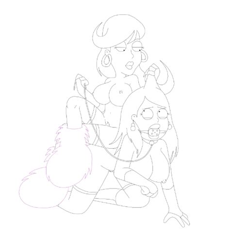 Lacey And Roberta Line Art By Yuraofthehairfan Hentai Foundry