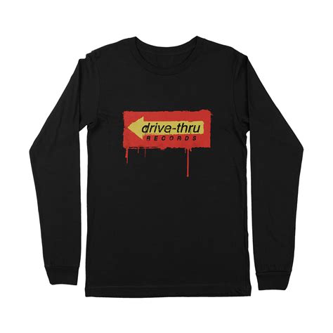 Drive-Thru Records - Classic Logo Drip Long Sleeve – Drive-Thru Records 26