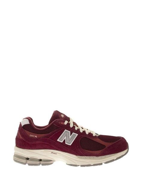 New Balance Rubber 2002r Protection Pack Lace Up Sneakers In Red