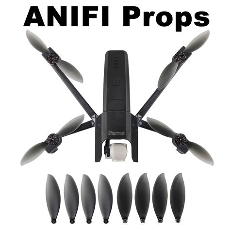 8pcs Anafi Propellers Folding Props For Parrot Anafi Camera Drone Cw Ccw Propeller Replacement