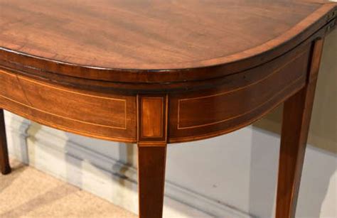 18th Century Mahogany Cross Banded Card Table