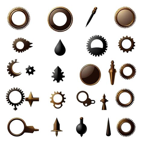 A collection of gears and gears including gears and gears | Premium AI ...