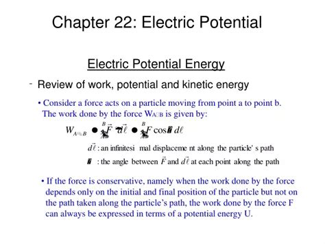 Ppt Chapter Electric Potential Powerpoint Presentation Free