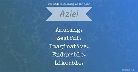 Aziel Name In Bible Edu Svet Gob Gt