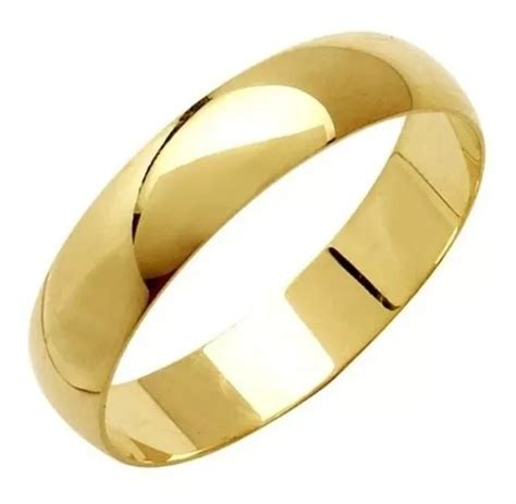 Aliança De Ouro 18k Casamento 5mm 25 Gramas 1 Unidade Parcelamento