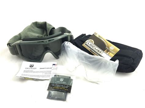 Revision Desert Locust Ballistic Goggles With Clear Dark Lens