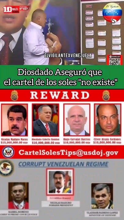 Diosdado Cabello Aseguró Que El Cartel De Los Soles No Existe