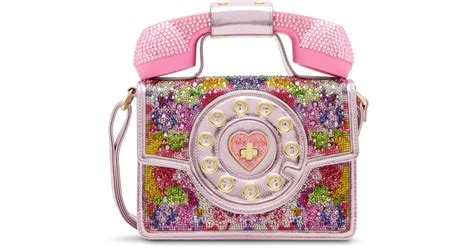 Betsey Johnson Kaleidoscope Floral Phone Bag In Pink Lyst
