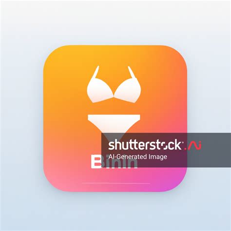 App Icon Vectorstyle Image Bikini Photos AI Generated Image 2339764957