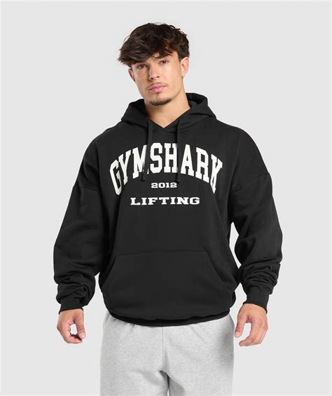 Gymshark 2012 Lifting Hoodie Black Gymshark