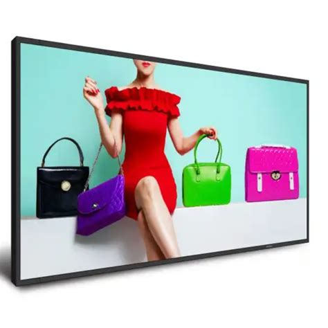 Ultra Slim Network Wifi Lcd Full Hd Double Sided Hanging Advertising