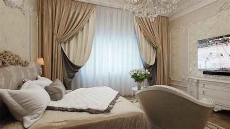 Оформление окна в спальне – дизайн ночных и дневных штор