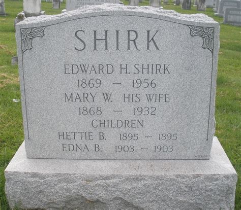 Hettie B Shirk 1895 1895 Find A Grave Memorial