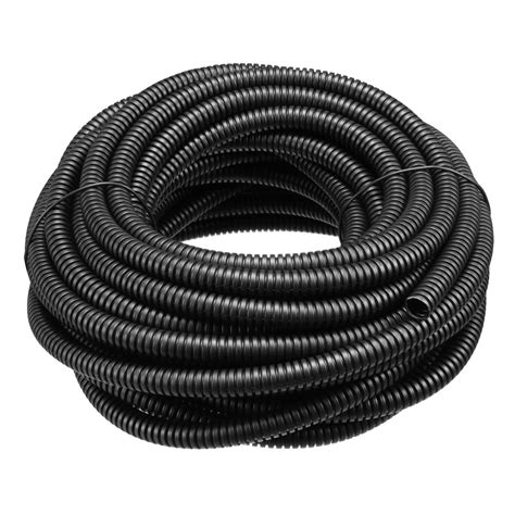 Corrugated Tube Conduit Pp Tubing Flexible Pipe Hose Black Mmx Mm M