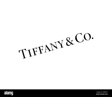 Tiffany And Co Rotated Logo White Background Stock Photo Alamy