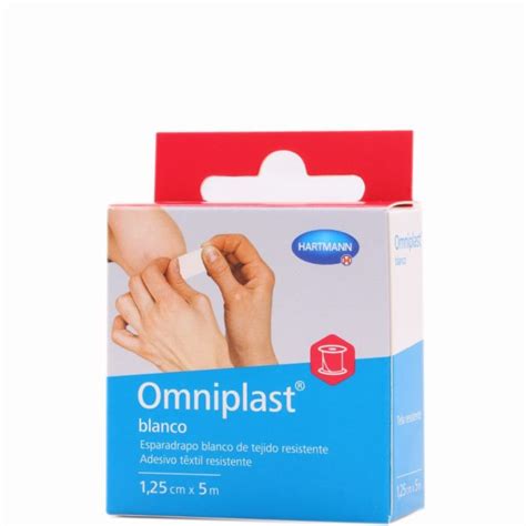 Omniplast Esparadrapo De Tejido El Stico Resistente Blanco Cm X