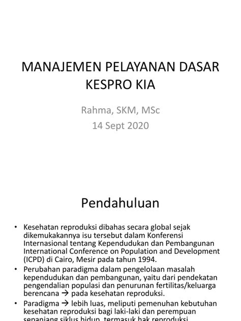 Memperkuat Pelayanan Kesehatan Reproduksi Terpadu Pdf