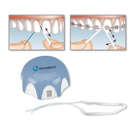 Miradent Mirafloss Implant Chx Ni Dentystyczna Do Most W I Aparat W