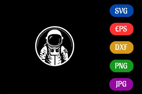 Astronaut Svg Eps Dxf Png  Graphic By Creative Oasis · Creative