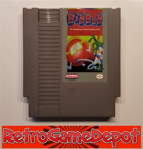 Dig Dug Nintendo Nes Etsy