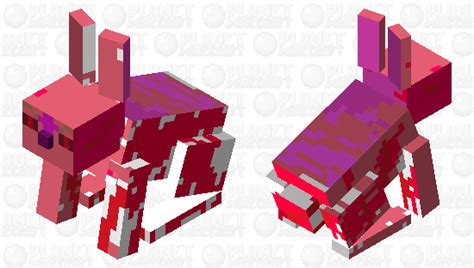 Floating Blood Bunny Minecraft Mob Skin