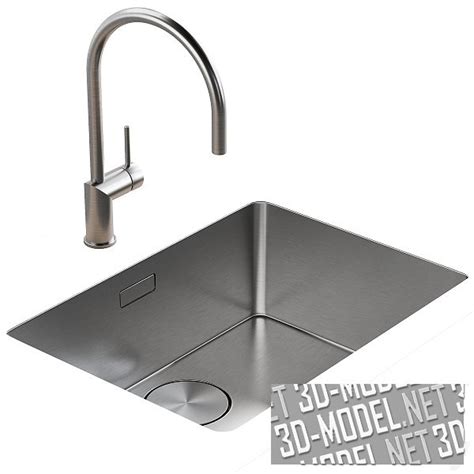 3D модель – Кухонная мойка 101 FRANKE Mythos MYX
