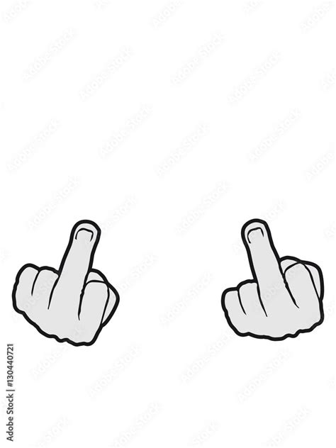 Hands Showing Gloves Stinkefinger Middle Finger Icon Fuck You Off Logo Design Cool Insulting