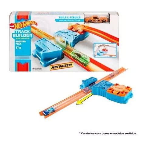 Hot Wheels Track Builder Pista Conjunto De Acelerador Gbn Mattel Shopee Brasil
