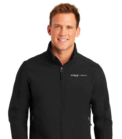 J317 Port Authority Mens Core Soft Shell Jacket Score Initially