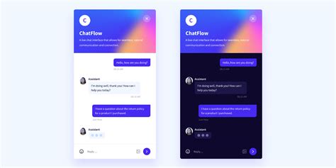 ChatFlow A Live Chat Component Figma Community