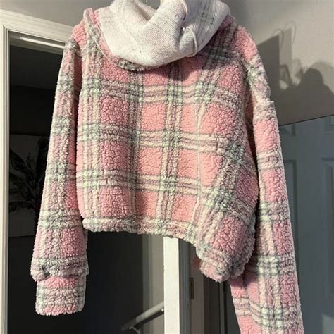 Pacsun Jackets And Coats Pacsun Pink Green Plaid Poshmark