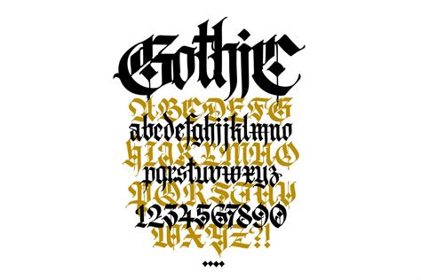 Best Printable Gothic Fonts: Free & Unique - Printables for Everyone