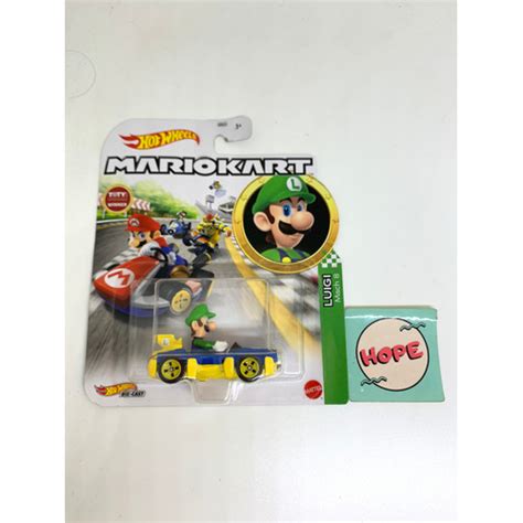 Jual Hot Wheels Character Cars Mario Kart Luigi Standard Kart Original Kab Bogor Hope