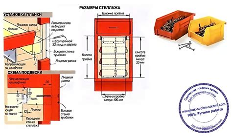 Выдвижной стеллаж своими руками + чертеж | DIY - как сделать самому!
