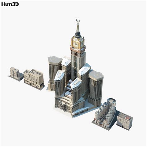 Makkah Royal Clock Tower 3D model - Architecture on Hum3D