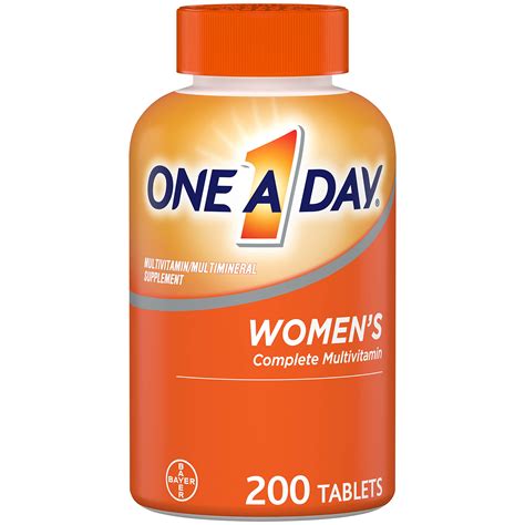One A Day Womens Complete Multivitamin 200 Tablets For Optimal