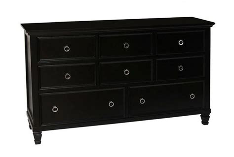 Terrence Black 8-Drawer Dresser | Living Spaces