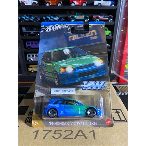 Hot Wheels 99 Honda Civic Type R Ek9 Falken Hw Speed Graphics JDM Shopee Malaysia