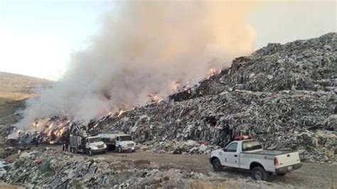 La Jornada Se Incendia Basurero En Tepotzotl N