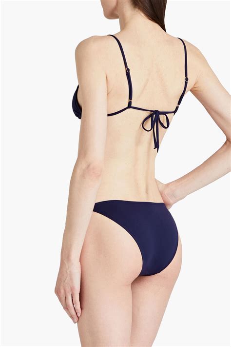 Melissa Odabash Maldives Embellished Triangle Bikini Top The Outnet