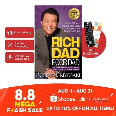 Rich Dad Poor Dad Original By Robert Kiyosaki Paperback Finance Books