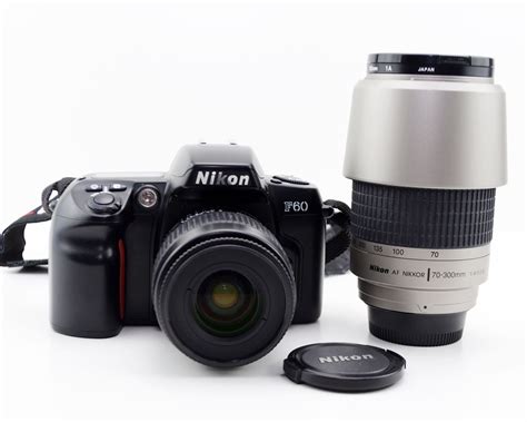 Nikon F60 35mm Film SLR Camera with 2 Lenses 35-80mm and 70-300mm Lens ...