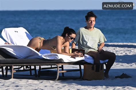 Camila Mendes Stuns In Miami Beach In A Sexy Bikini Shoot AZNude
