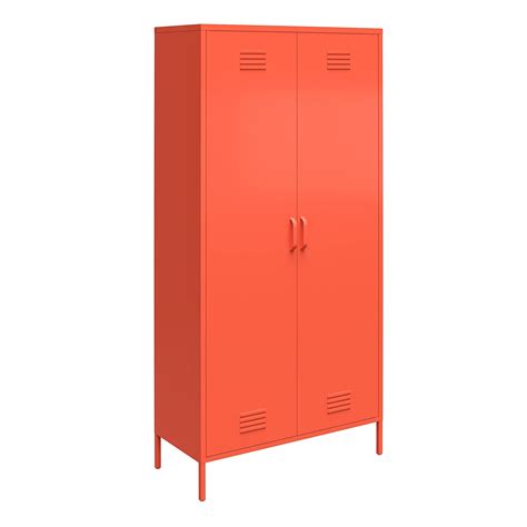 Novogratz Cache Tall 2-Door Metal Locker Storage Cabinet | The