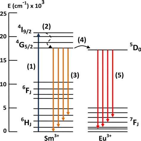 Energy Level Diagrams Of Sm And Eu Excitation Into I Of