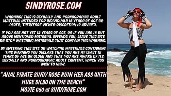 Anal Pirate Sindy Rose Ruin Her Ass With Huge Dildo On The Beach Xvideos