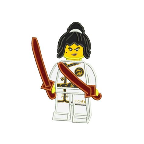 Nya Lego Ninjago Movie Applique Design